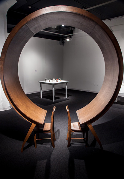 Michael Beitz, Table, 2016, wood